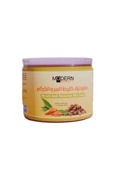 Modern Beauty صابون طبيعي 100% من مزيج المر والكركم 500 جرام