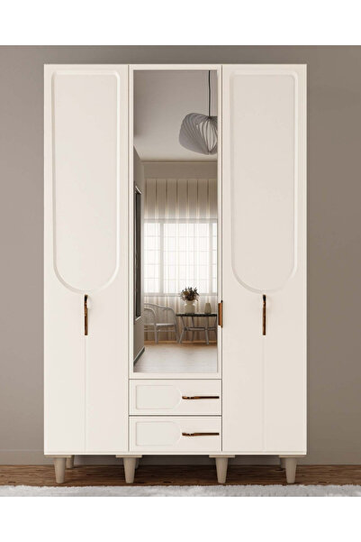 miracool Açelya 3 Kapaklı Gardrop / Dolap / Komple MDF