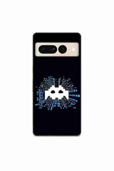 OEM Husa compatibila cu Google Pixel 7 Pro Silicon Gel Tpu Model Sky Invaders