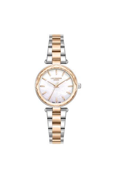 Lee Cooper Women's 3H White Mop Dial Watch - LC08365.520