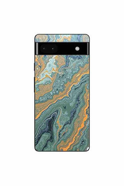 OEM Husa compatibila cu Google Pixel 6A Silicon Gel Tpu Model Forest Flame Ma...