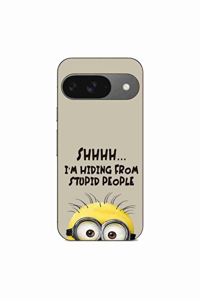 OEM Husa compatibila cu Google Pixel 9 Pro Silicon Gel Tpu Model Mesaj Minion...