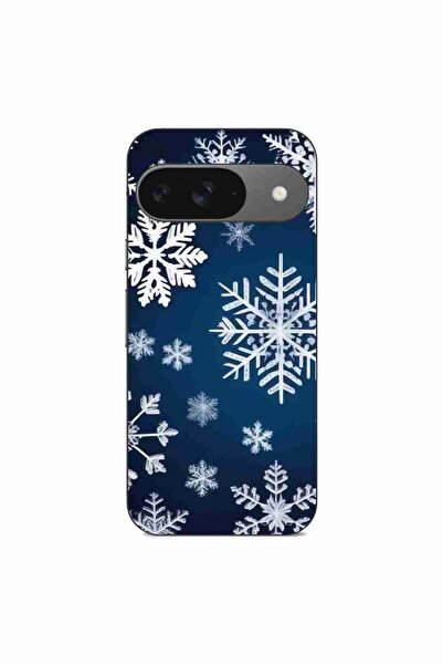 OEM Husa compatibila cu Google Pixel 9 Silicon Gel Tpu Model Fulgi de Nea