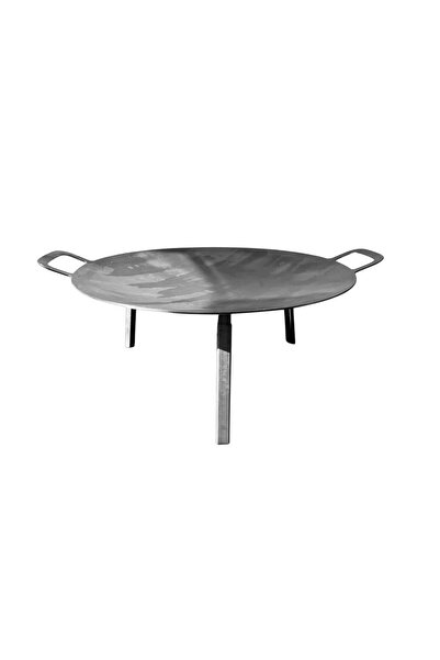 Perfect Home Placă de prăjit din oțel de 50 cm cu picioare pliabile – disc gr...