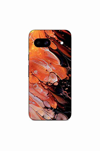 OEM Калъф, съвместим с Google Pixel 8A, силиконов гел TPU, с абстрактен десен...