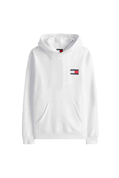 Tommy Hilfiger Hanorac bărbătesc Tommy cu insignă din fleece terry, mărimea M