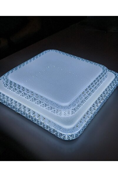 LENA TEKNİK LEDAY Sıva Üstü Led Panel 24W Dekoratif Armatür Çift Kristal(Beya...