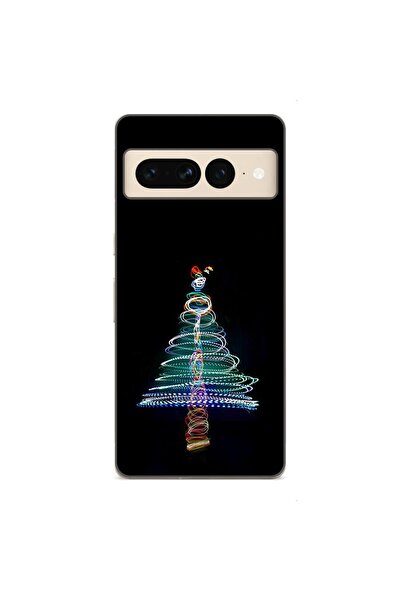 OEM Husa compatibila cu Google Pixel 7 Pro Silicon Gel Tpu Model Craciun Brad...