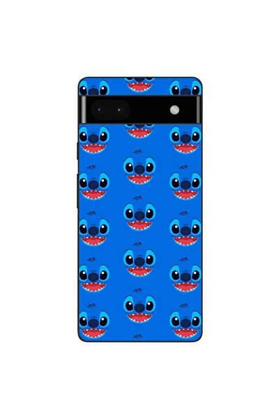 OEM Husa compatibila cu Google Pixel 6A Silicon Gel Tpu Model Stitch Face Pat...