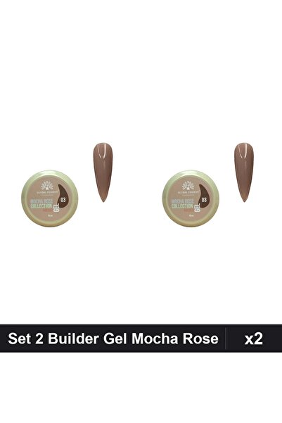 global fashion Set 2 Builder Gel Mocha Rose 15g, Global Fashion, Constructie ...