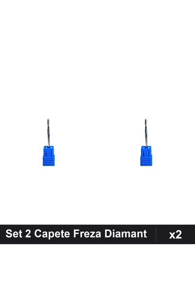 NAİLS Set 2 Capete Freza Diamant Unghii, Manichiura Profesionala, Aplicare Ge...