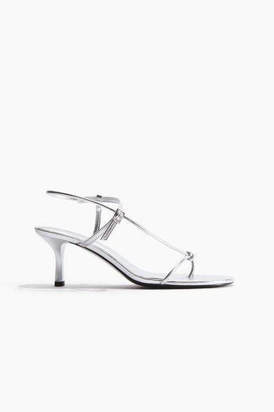 H&M Topuklu ve Şeritli Sandalet