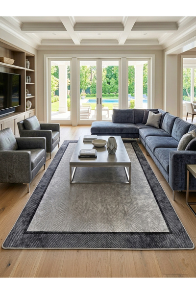 Brillant Modern Lateks Taban Salon Yolluk Antre Halı
