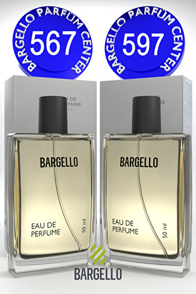 Bargello 567 Erkek Parfüm Fresh 50 ML EDP + 597 Erkek Parfüm Woody 50 ML EDP