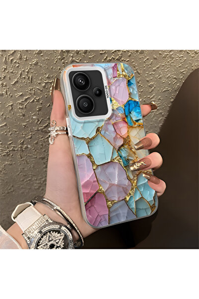 ARTISHELL Redmi Note 13 Pro Plus+ 5G Uyumlu Mermer Desenli Düşmeye Dayanıklı ...