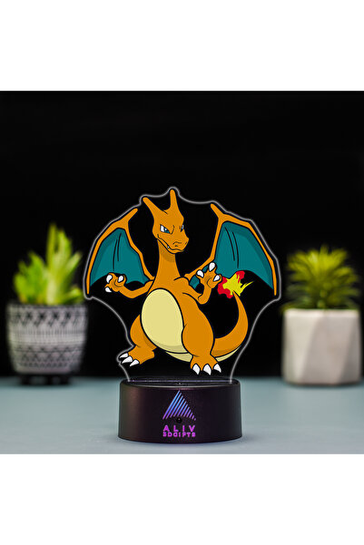 ALIV Lampă LED Charizard, 16 culori, Telecomandă, Control tactil
