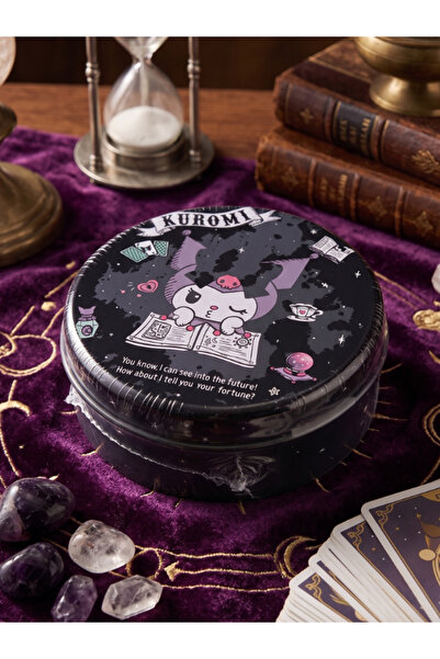 GiFi Kuromi & Hello Kitty Licensed Mini Metal Round Box Jewelry Box