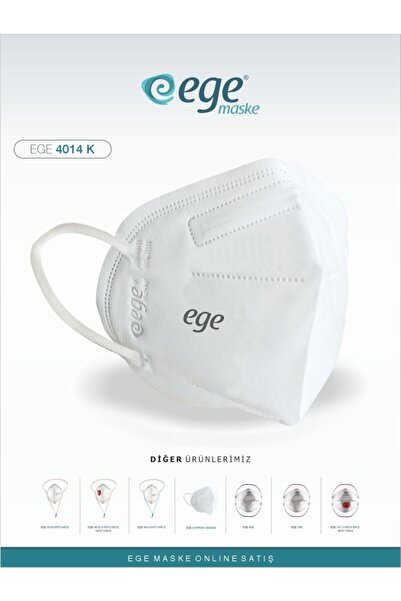 EGE MASKE Ffp2 4014-k N95 Ventilsiz Maske 25'li