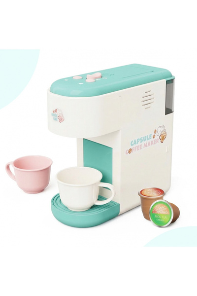 MalPlay Aparat de cafea cu rezervor de apa functional pentru copii Malplay, c...