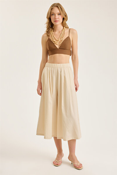HomeStore Ankle Waist Elastic Pants