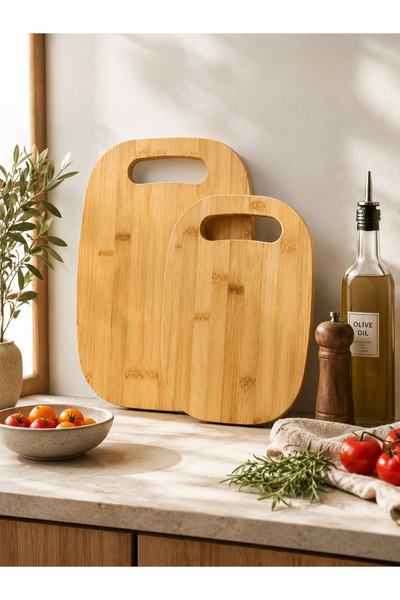 Fhilli Curve 2-Piece Bamboo Cutting Board