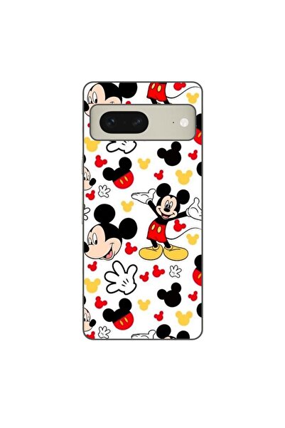 OEM Husa compatibila cu Google Pixel 8 Silicon Gel Tpu Model Mickey Cool Pattern