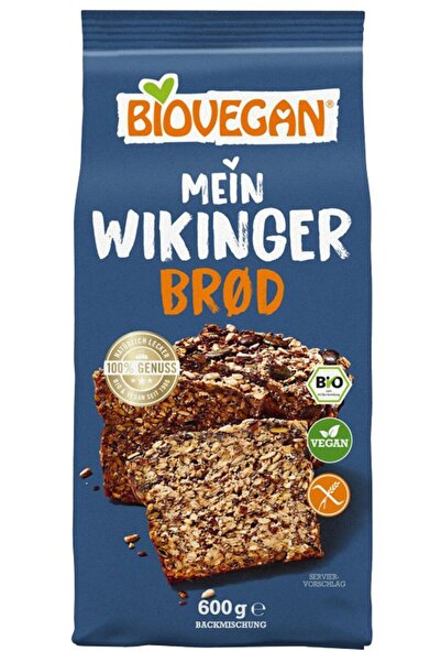 Biovegan Βιολογικό πρόμιγμα για ψωμί χωρίς γλουτένη  "Βάικινγκ Μπρεντ ", 600γρ.