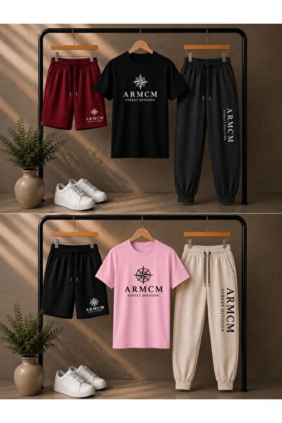 armicem ARMCM Unisex komplet od 2 delova sa printom: šorts i trenirka | 6 kom...