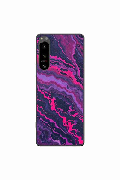 OEM Husa compatibila cu Sony Xperia 5 IV Silicon Gel Tpu Model Midnight Rose ...