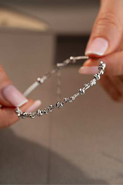 Silvano Jewelry 925 Ayar Gümüş Dorika Elişi Bileklik