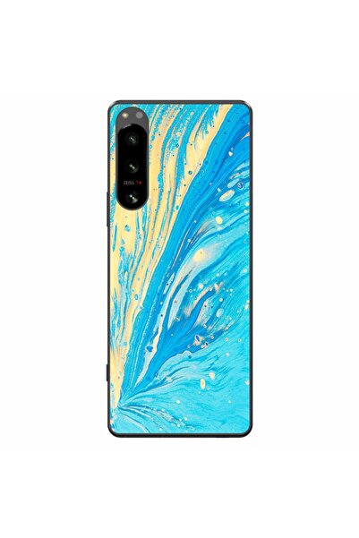 OEM Husa compatibila cu Sony Xperia 5 IV Silicon Gel Tpu Model Aqua Bloom