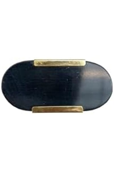 Yıldızan TAMGÜN DIAMETRU 25mm x 53mm NEGRU/GALBEN LUMINOS MÂNER BUTON/PIATRĂ ...