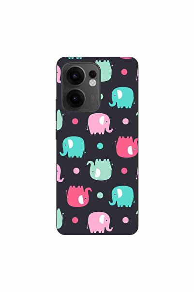 OEM Husa compatibila cu Oppo Reno13 F Silicon Gel Tpu Model Pattern Elefant