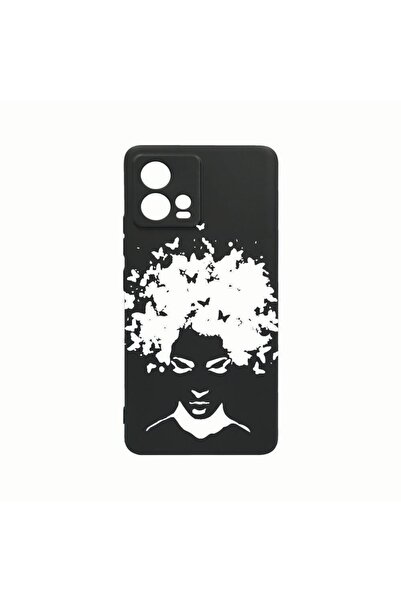 bestcase Husa Silicon, Compatibila Cu Motorola Edge 30 Fusion, Woman BW, Rezi...