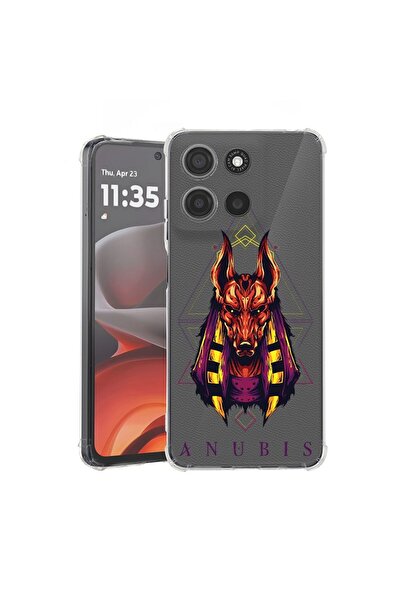 bestcase ¬Æ Husa pentru Motorola Moto G15, Anti Shock 1.5MM, Mythology Anubis...