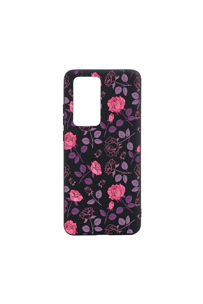 bestcase Θήκη σιλικόνης συμβατή με Huawei Nova 9, Τριαντάφυλλα, ανθεκτική στη...