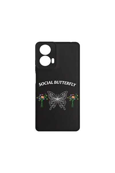 bestcase ¬Æ Husa Slim Silicon pentru Motorola Moto G24 / G24 Power, Social Bu...