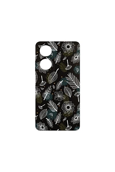 bestcase Λεπτή Θήκη Σιλικόνης 0.8MM, Συμβατή με OPPO A60, Σχέδιο Λουλούδια, Π...