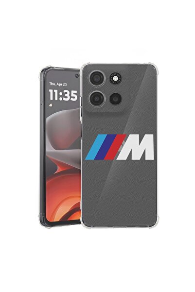bestcase Калъф за Motorola Moto G15, Удароустойчив 1.5ММ, BMW M Power, Защита...