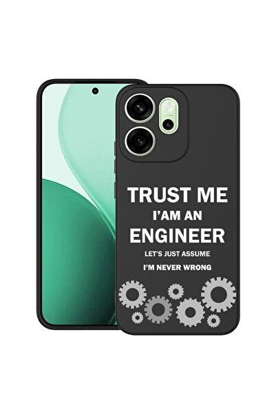 bestcase Калъф за OPPO Reno14 F 5G от ултра тънък силикон с дизайн Trust me, ...