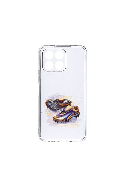 bestcase Husa BestCase¬Æ Clear Silicon, Compatibila Cu Honor X8 5G, Football ...