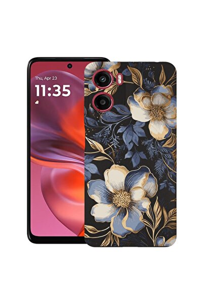 bestcase Θήκη TPU Υπέρλεπτη Συμβατή με Motorola Moto G06, Φλοράλ - Σχέδιο Άνθ...