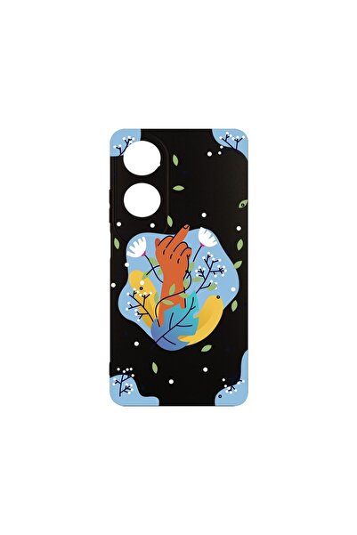bestcase Husa BestCase¬Æ Slim SIlicon 0.8MM, Compatibila Cu OPPO A60, Flowers...