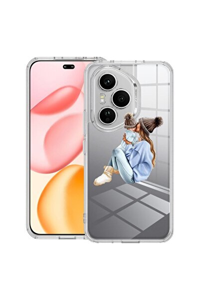 bestcase Διαφανής Θήκη Σιλικόνης για Honor 400 Pro, Μαμά Κορίτσι με Αγόρι, 20...