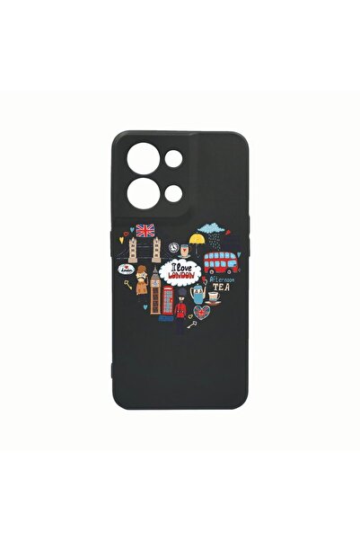 bestcase Silicone Case, Compatible with Oppo Reno8 Pro, I Love London, Wear-R...