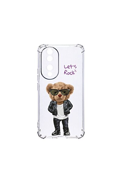 bestcase Противоударен калъф 1.5ММ, съвместим с Honor 90, дизайн  "Let's Rock...