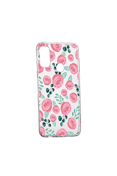 bestcase Husa Silicon Rose Pattern, Compatibila Cu Motorola Moto E40, reziste...