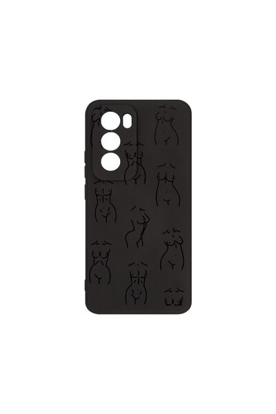 bestcase Θήκη Premium Σιλικόνης, Συμβατή με OPPO Reno12, Σχέδιο Σώματος, Λεπτ...