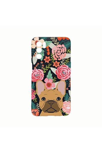 bestcase Θήκη σιλικόνης, Συμβατή με Oppo A16, Σχέδιο σκύλος και λουλούδια, Αν...