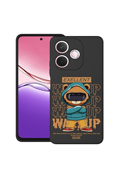 bestcase Калъф за OPPO A5 Pro 5G от ултра тънък силикон с дизайн на мече, Отл...